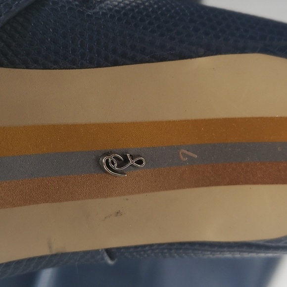 809- Sam Edelman Ursula Women's Over The Knee Boots Navy Liz Print Color NWT - Picture 12 of 13